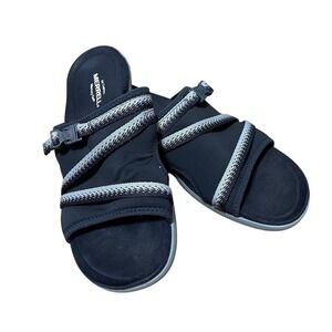 MERRELL District Muri Navy Blue Grey Slide Women's Comfort Sandal US 11 Summer